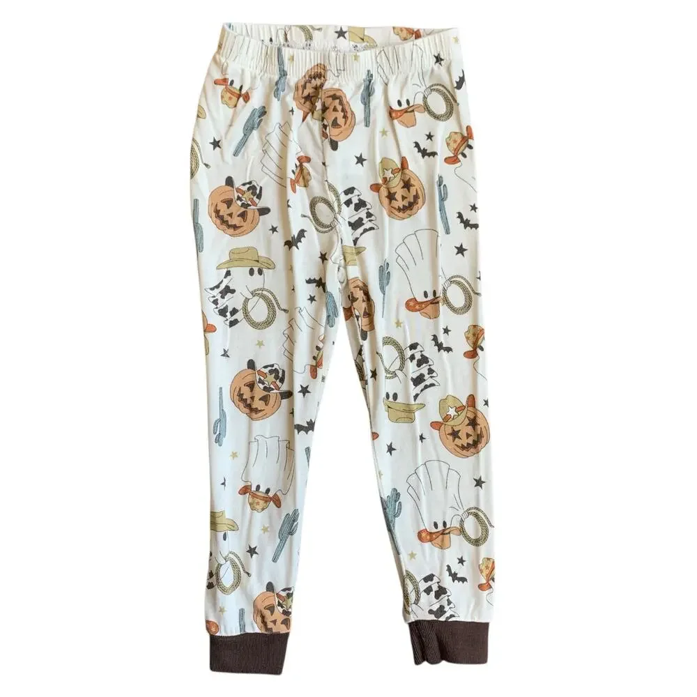 Tres Beau et Belle Bamboo Halloween Cowboy Western Bamboo Pajamas